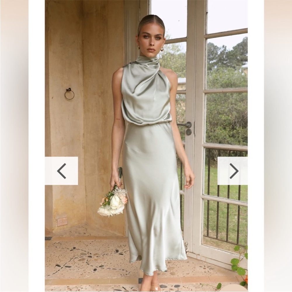 BillyJ Esther Maxi Dress in Olive